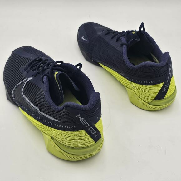 Nike React Metcon Turbo Flyknit Blue Gym Shoes CT1243-400 Mens 13 - Picture 7 of 12
